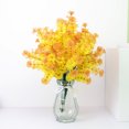 thumbnail image 1 of Flores artificiales de plástico resistentes a la decoloración, ideales para fiestas y eventos, decoración de porches y jardines. Plástico duradero, color duradero, fácil montaje, juego de 12, 1 of 7