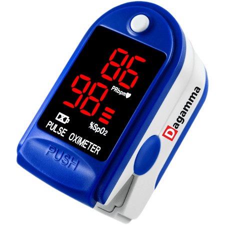 Finger Pulse Oximeter DP100-CMS50DL in Blue Sapphire - The Authentic Pulse Oximeter by