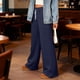 thumbnail image 5 of RKSTN Wide Leg Sweatpants Women Plus Size Baggy High Waist Stretch Athletic Joggers Pants Womens Casual Solid Oversized Loose Elastic Waist Drawstring Running Fitness Straight Leg Workout Sweatpant, 5 of 10
