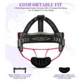 thumbnail image 2 of Exxact Sports Softball Face Mask Girls Youth & Adult, Protective Lightweight Fielders Mask Softball For Enhanced Performance (Pink, Youth), 2 of 7