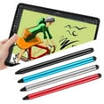 thumbnail image 6 of Ludlz Stylus Pen Stylus Pens Anti fingerprint Dual Tips Capacitive Stylus Drawing Pen for Tablet for Touch Screens 2 in 1 Capacitive Stylus Ballpoint Pen, 6 of 7
