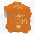 thumbnail image 2 of Inkdotpot Pack Of 50 Ready To Pop Baby Shower Paper Tags DIY Craft Bracket Shape Real Gold Foil Hang Tags, 2 of 6