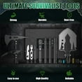 thumbnail image 6 of Pudhoms Survival Shovel Multitool Survival Axe Hatchet 3 Heads in 1 Folding Shovel Military Tactical Shovel Survival Tools Stainles Steel Camping Shovel Backpacking Equipment Gear Emergency Kit Knife, 6 of 6