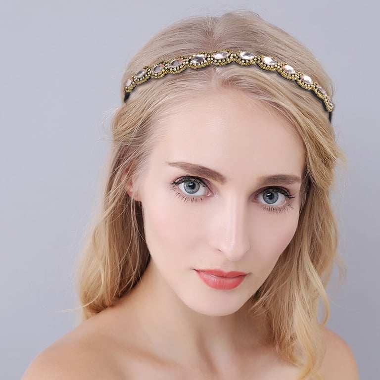 Hair band with crystals hand made . How to Make Magical Headbands with Pearls and Crystals  main image 3