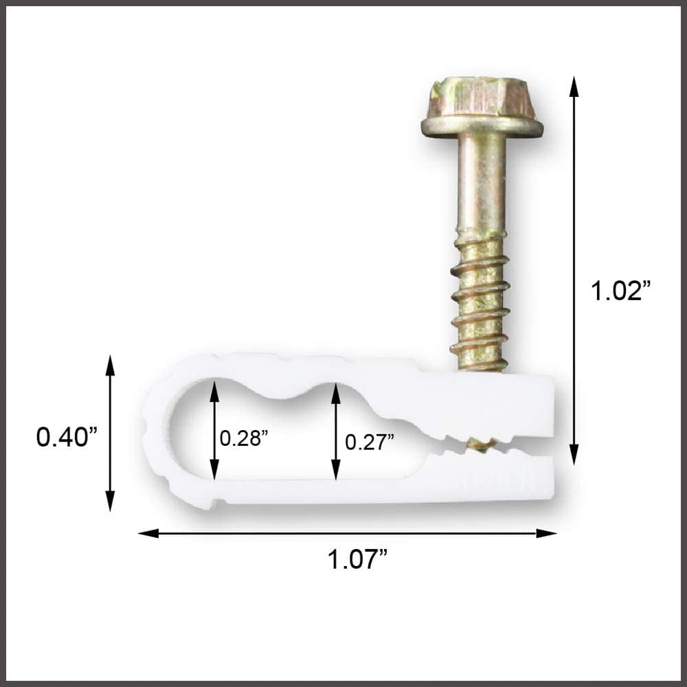 Coaxial Cable Clips Cable Holder Wire Clips Siding Clips for