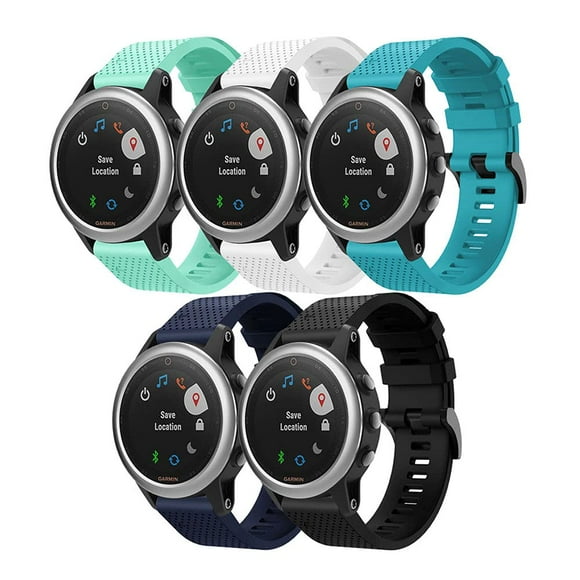 Compatible for Garmin Fenix 5S, Silicone Wristband Replacement Watch Band for Garmin Fenix 5S/Fenix 5S plus/Fenix 6S/Fenix 6S Pro/fenix 7S/Fenix 7S Pro/Instinct 2S/D2 delta S (Width: 20mm)