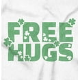 thumbnail image 2 of Free Hugs Cute Optimistic St. Pattys Hoodie Sweatshirt Women Men Brisco Brands S, 2 of 6