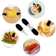 thumbnail image 3 of 16Pcs/8 Pairs Corn Holders, Stainless Steel Corn Cob Holders Corn on The Cob Skewers, Corn on The Grill, Interlocking Design Corn Skewers Forks for Home Cooking BBQ Parties, 3 of 6
