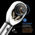 thumbnail image 4 of Amdohai 7 Pieces 3/8 Inch 10-60N.m Drive Click Torque Wrench Set Ultra-Thin Spark Plugs Sleeve Removal Tool Dual-Direction Adjustable Spanner with Storage Case, 4 of 8