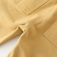 thumbnail image 6 of Aocisk Toddler Boys Pants Comfortable Elastic Waist Casual Outdoor Play Pure Color Loose Breathable Boys Trousers Khaki 5-6 Years, 6 of 9