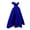 Blue, variant on Plus Size Dresses Formal Womens Short Sleeve Split V Neck Ruffle Chiffon Elegant Mini Short Skirt Dresses (Hot Pink,3XL)