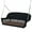 Brown, variant on Jeco Wicker Porch Swing in Black with Orange Cushion