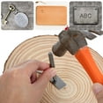 thumbnail image 3 of Minkissy 1 x Box Metal Letter Punch Set Stamping Tools For Hobbyists Home Use Grey, 3 of 8