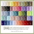 thumbnail image 2 of Kit de esmaltes de uñas en gel JODSONE, 60 unidades, con luz UV, 55 colores, 5 ml, 2 of 8