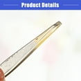 thumbnail image 5 of Vocoste Eyebrow Tweezers Stainless Steel Grooming Tool for Eyebrows Nose Hair Silver Tone, 5 of 6