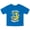 Medium Blue, variant on Sesame Street Elmo Cookie Monster Big Bird Birthday T-Shirt Infant to Toddler