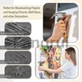 thumbnail image 5 of For 601 Pcs Nail Assortment Kit And Small Hammer Nails For Hanging Pictures Nails For Wall Picture, 5 of 5