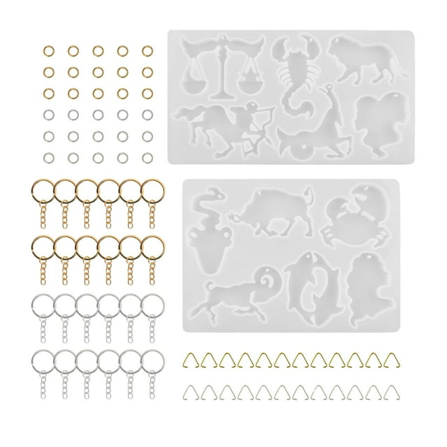 Herramientas portátiles de doce constelaciones para , adornos reutilizables para manualidades DIY Zodíaco y Herramientas Zulema artesanías de silicona