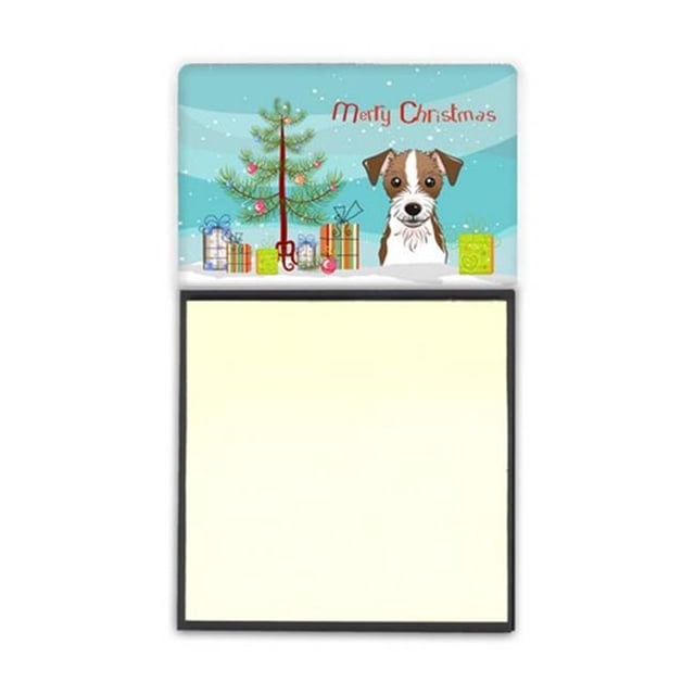 Carolines Treasures BB1574SN Porte-Notes Adhésif Arbre de Noël & Jack Russell Terrier