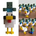 thumbnail image 3 of Minecraft Chicken Jockey Toy Statue - 3D Printed Chicken Jockey Figure - Plastic Lava Chicken Minecraft Model - Life Size Chicken Jockey Minecraft Decoration, 3 of 8