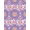 Purple Pink Peach, Pattern 4, variant on ODIKA Classroom Playful Pastel Stars Clouds Mermaid Video Purple Kawaii for Dorm Room, Small Living Apartment, Stain Resistant Low Profile