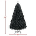 thumbnail image 4 of Yaheetech 6ft Pre-lit Spruce Artificial Christmas Tree, Black, 4 of 10