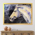 thumbnail image 3 of Designart 'Close Up Of The Head of A Lipizzan Horse' Farmhouse Framed Art Print, 3 of 4