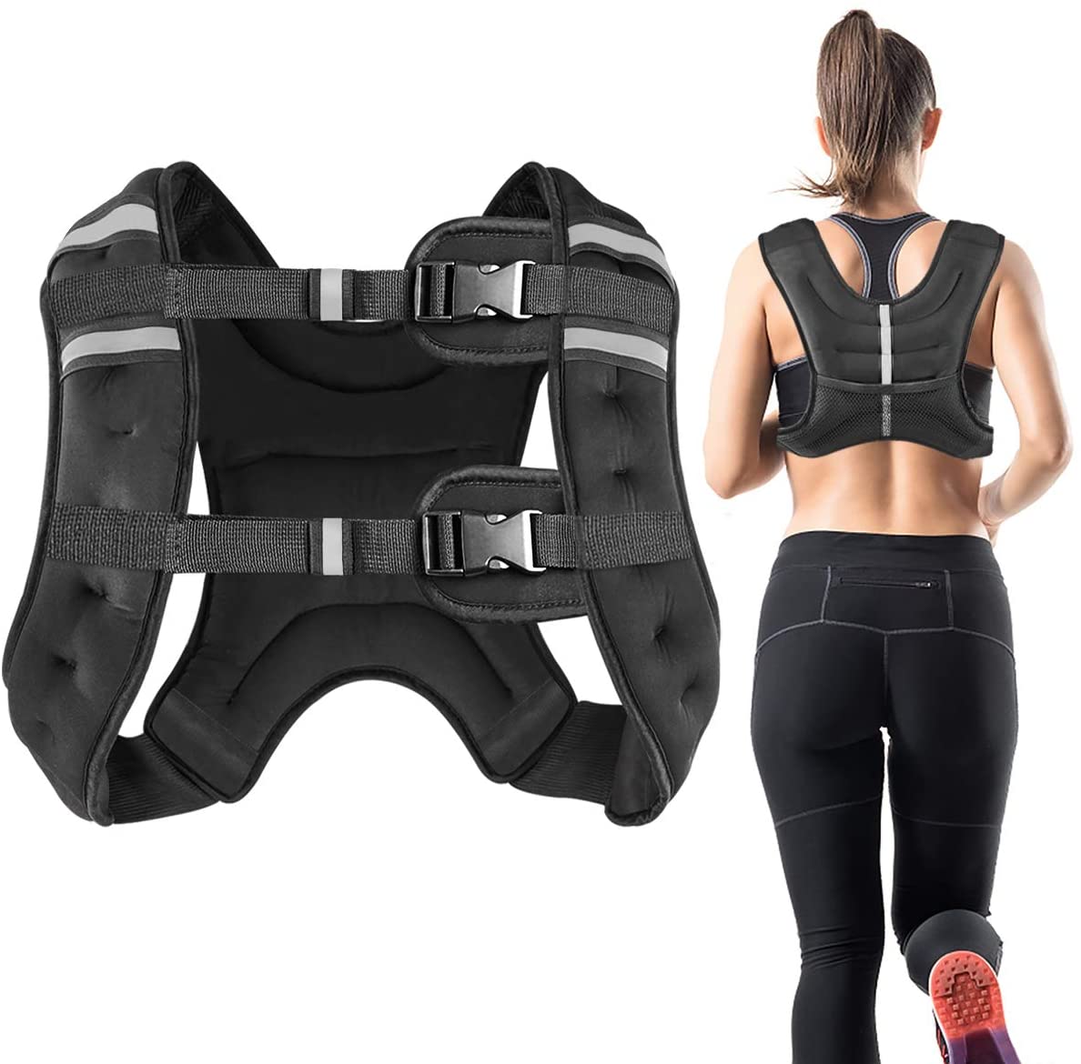 Weighted Vest 2kg 5kg 10kg 15kg Weight Vest, Weighted Vests for Men