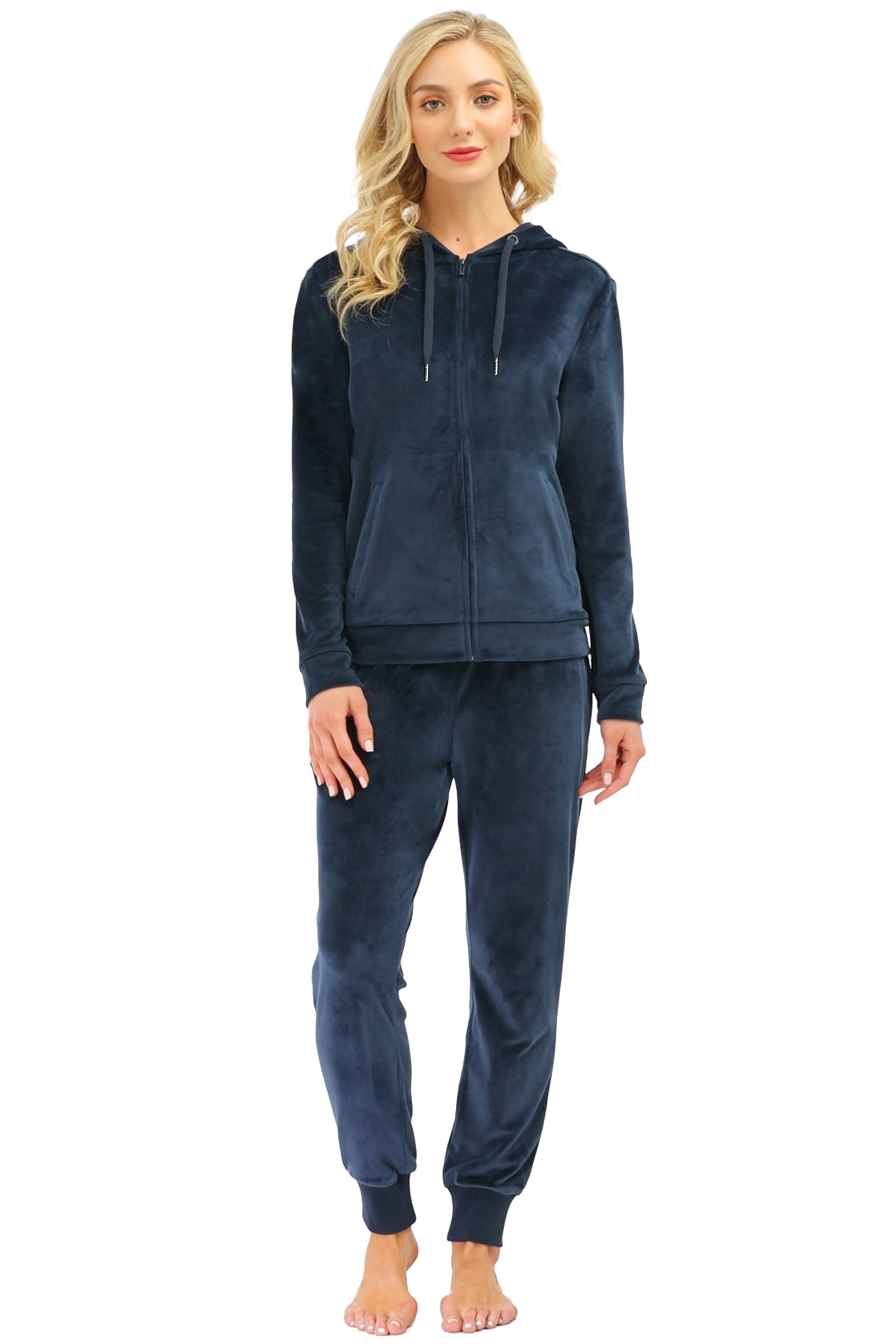 ANOTHER CHOICE Women Velour Tracksuit,Soft Velour Sweatsuit Sets for ...