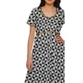 thumbnail image 5 of Moomaya Indian Women Cotton Front Slit Kurtis Printed Long Kurti Ethnic Dress, 5 of 6