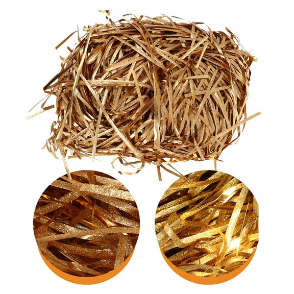 Stri 1 Pack Shredded Paper for Gift Box, Shredded Tissue Paper, Glossy Crinkle Paper