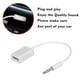 thumbnail image 3 of Cable Convertidor Adaptador de cable de audio auxiliar USB Enchufe macho de 3.5 mm a 2.0 Cable conve Abody Cable Convertidor, 3 of 6