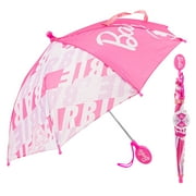 Barbie Stick Umbrella with Clamshell Handle 21"