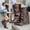 Brown, variant on Women's Mid Calf Boots Pointed Toe Flat Low Heel Buckle Strap Slouchy Shaft Casual Daily Wear Soft Comfy Shoes Fashion Fall Winter Botines Mujer
