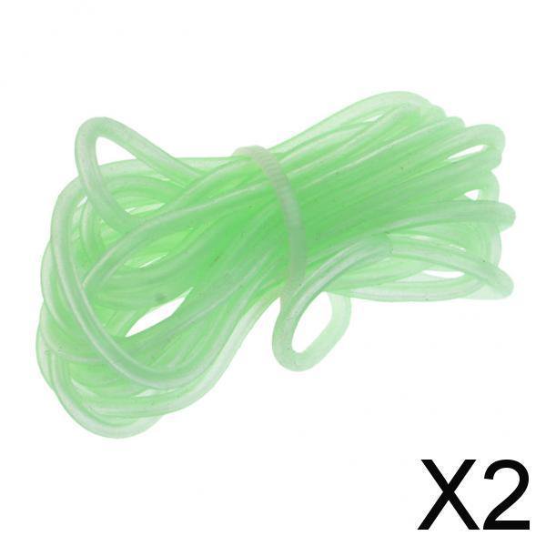Productos de Silicona de Alto Rendimiento, Aparejo de Pesca, Tubo, Aparejo de Pelo, Aparejo DIY, Manga 2 piezas