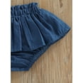 thumbnail image 6 of Bagilaanoe Toddler Baby Girls Denim Shorts Summer Pleated Skirt for 6 12 18 24 Months 3T 4T Kids, 6 of 8