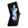 thumbnail image 3 of for Samsung Galaxy Z Flip 5 Case Luxury PU Leather Diamond Patterned Wallet Cover, Protective Phone Case Card Slots Pocket Comprehensive Protection Case for Samsung Galaxy Z Flip 5,Black, 3 of 13