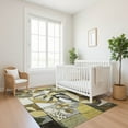 thumbnail image 7 of Addison Rugs Mayfield Premium Machine Washable Transitional Abstract Brown Rectangle Rug, 3' x 5', 7 of 7