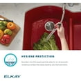 thumbnail image 6 of Elkay Elxhu3220r Quartz Luxe 32-1/2" Undermount Double Basin Quartz Composite Kitchen Sink, 6 of 7