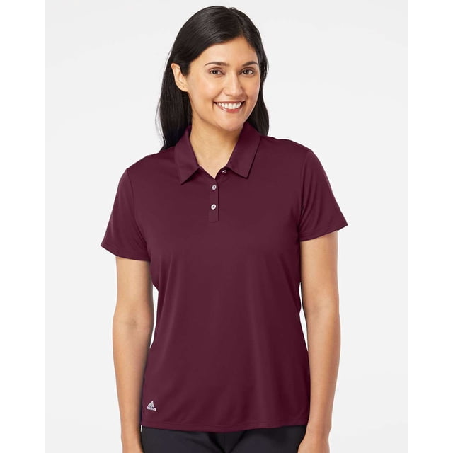 Adidas Polo de Performance pour Femmes, m, Bordeaux