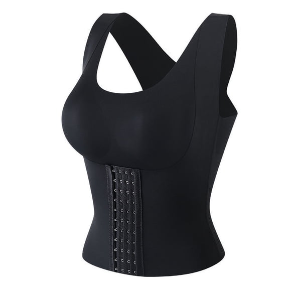 Beautiful back hidden force clothing 4-in-one straightening back chest flat abdomen waist body shaping clothing breasted belly