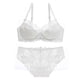 thumbnail image 1 of Ropa interior sexy europea y americana de talla grande para mujer, sujetador de encaje transpirable transparente ultrafino, conjunto de sujetador antiflacidez pequeño con pecho grande, 1 of 6