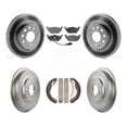 thumbnail image 1 of Transit Auto Front Rear Coated Disc Brake Rotors Ceramic Pads and Drum Kit for Car 2011-2012 Volkswagen Jetta with 280mm Diameter Rotor KGT-102540, 1 of 11