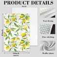 thumbnail image 2 of 2PCS Eucalyptus Leaf Sage Green Botanical Plants Hand Bath Towels,Waffle Weave Absorbent Kitchen Dish Towels Decorative Bathroom Towel for Bath Gym 16x24 inches, 2 of 7