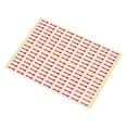 thumbnail image 4 of Unique Bargains Small Arrow Stickers 0.77x0.3', 15 Sheet Self Adhesive Inspection Indicator Label, Red White, 4 of 6