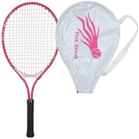 Pink Streak Junior Tennis Racquet with Cover - Lengths: 19