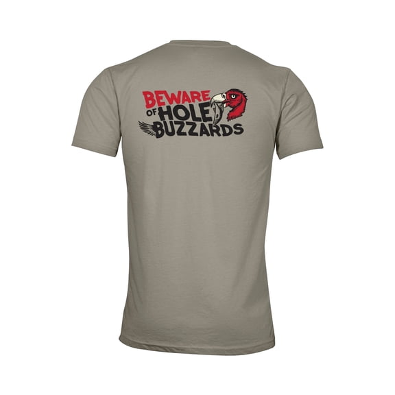 6th Sense Beware of Hole Buzzards Graphic T Shirt, Athletic Fit Crew Neck Tee, Soft Cotton Poly Blend