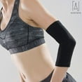 thumbnail image 3 of Gustave Breathable Cover Up Black Compression Arm Sleeves, Unisex, 3 of 9