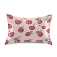 thumbnail image 7 of Yayeee Pillowcase Queen Size Set of 2 Satin Wrinkle Resistant Pillow Case, Cherries Pattern, 7 of 7