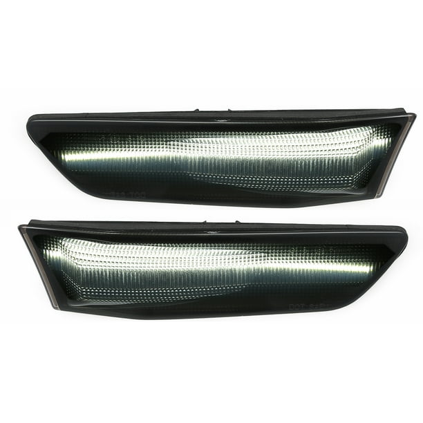 Par LED Lateral Marcador Luz 26185-AL520 para Infiniti G35 Blanco Luz Ahumado